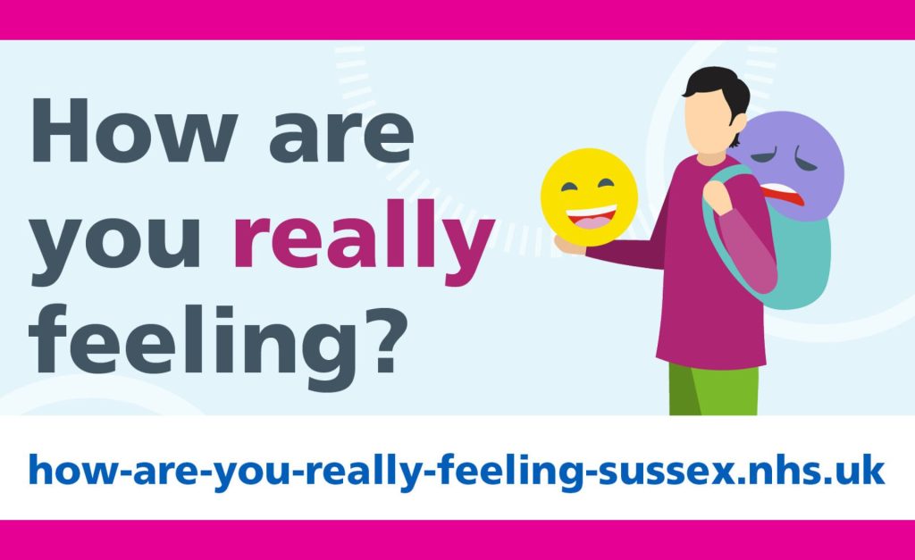 A graphic with the text 'How are you really feeling?' displayed in bold