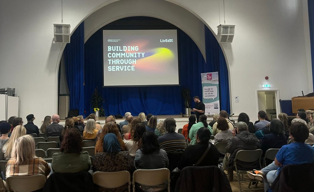 A mental health talk in progress