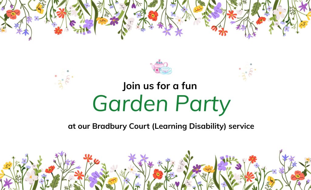 Illustrated banner with colourful wildflowers along the top and bottom edges